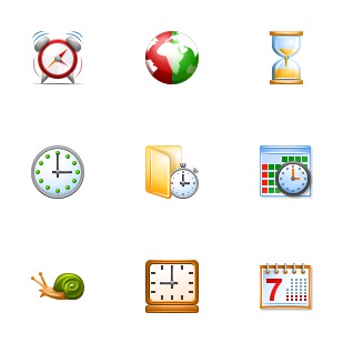 Perfect Time icon sets preview