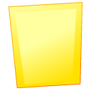 yellow, paper, document, file icon
