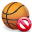 basketball, delete icon