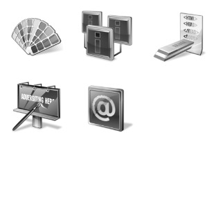web design in Real Vista icon sets preview