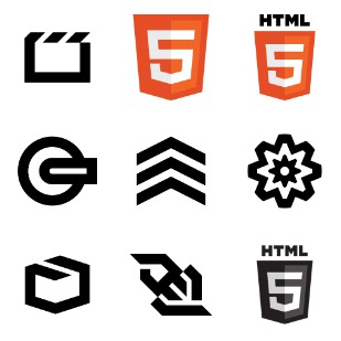 HTML 5 icon sets preview