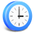 blue clock, clock icon