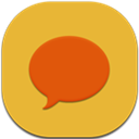 Chat, Flat, Round icon