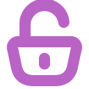 padlock, unlocked, information, blocked, security, data icon