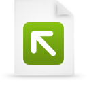 file, document, green, paper icon