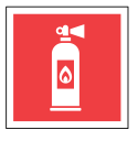 sos, code, fire, extinguisher, sign, emergency icon