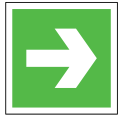 emergency, arrow, code, sign, sos, red, direction icon