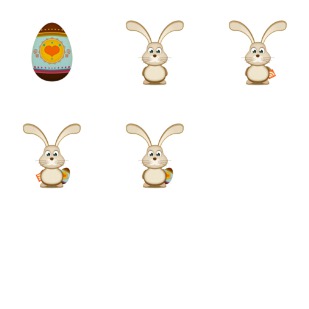Easter Bunny Egg icon sets preview