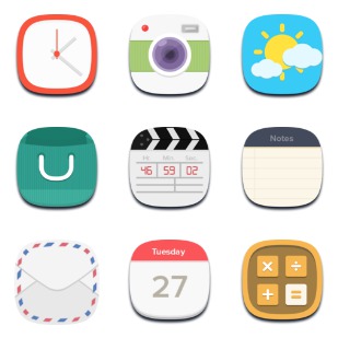Flat icon sets preview