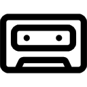 Cassette outline icon