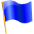 Blue, Flag icon