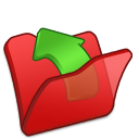 folder red parent icon