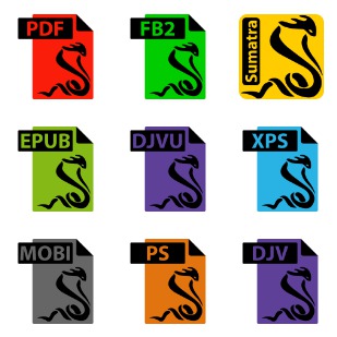 SumatraPDF file icon sets preview