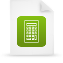 paper, green, file, document icon