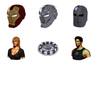 Iron Man icon sets preview