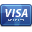 credit card, alt, visa icon
