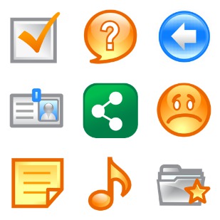 Bloggers Vol 1-7 icon sets preview
