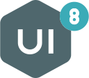 network, social, logo, ui8, brand icon