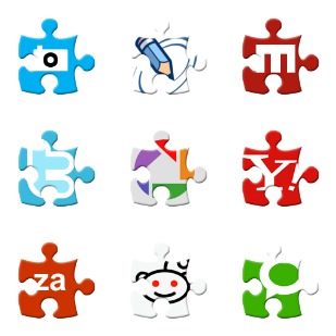 Puzzle Social Network icon sets preview