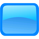 rectangle, blue icon