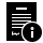 contract, info icon