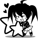 star, bookmark, heart, like, favorite, japan, cartoon icon