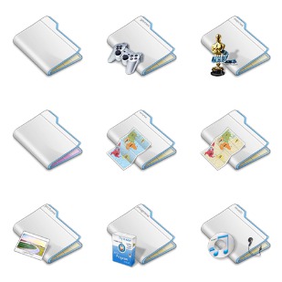 Layered Folders icon sets preview