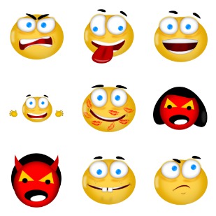 Smiley icon sets preview