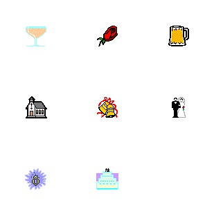 Wedding Dance icon sets preview