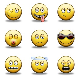 Shiny Smiley icon sets preview