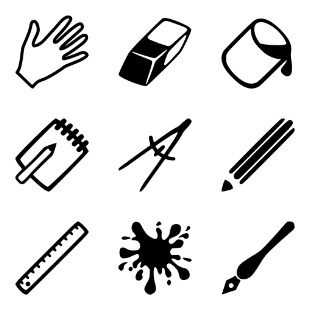 Outline icon sets preview