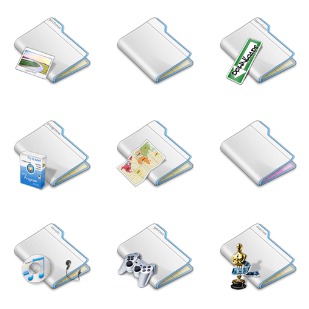 Layered Folders icon sets preview