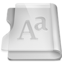 Aluminium, Font icon