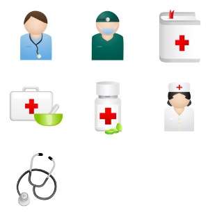 Medical People icon sets preview