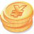yen, currency, coin, money, cash icon