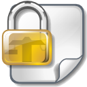 lock, file, security, locked, paper, document icon