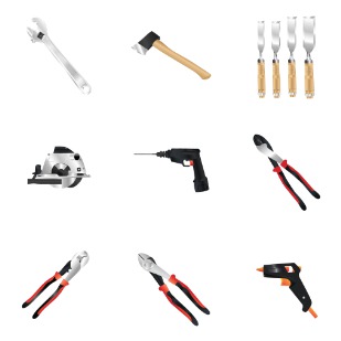 Tools icon sets preview
