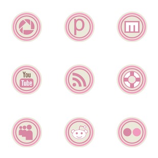 Retro icon sets preview