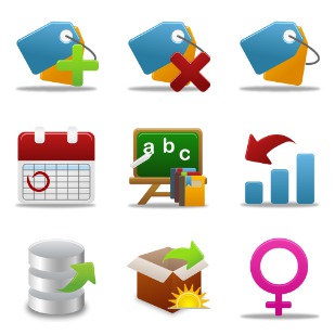 Pretty Office 7 icon sets preview