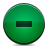 green, button, delete icon
