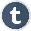 tumblr logo, blogging, tumblr, social media icon