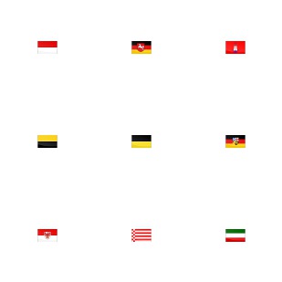 States of Germany icon sets preview