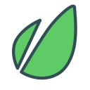 plant, brand, leaf, nature, forest icon