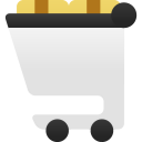 full, shopping, cart icon