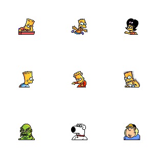 Simpsons Vol. 10 icon sets preview
