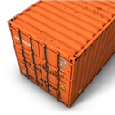 Container, Orange icon