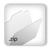 thumb, zip icon