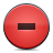 red, button, delete icon