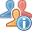 information, users icon