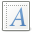 Font, Type icon